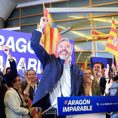 El PP gana en Aragón, Vox duplica y el PSOE cae a su mínimo histórico - Especiales informativos RNE | Escuchar