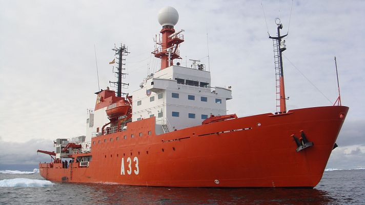 Conexión con un buque científico en la Antártida - Españoles en la mar | Escuchar