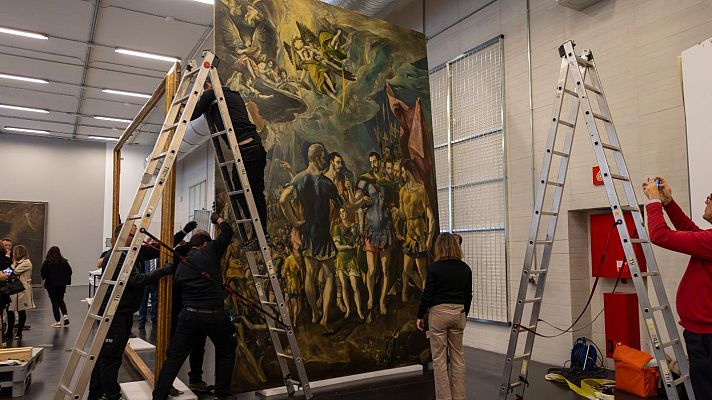 Patrimonio restaura 'El Martirio': obra maestra de El Greco - Cultura con Ñ | Escuchar