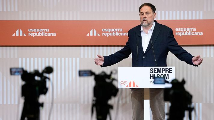 Junqueras: \"Rufián y yo somos muy amigos, pero ERC no se presenta fuera de Catalunya\" - Las mañanas de RNE | Escuchar