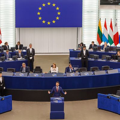 Europa Abierta - Almunia y Méndez de Vigo debaten sobre la relevancia de la UE - Escuchar ahora