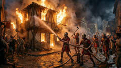 Preguntas a la historia - ¿Había bomberos en la antigua Roma? - 10/07/26