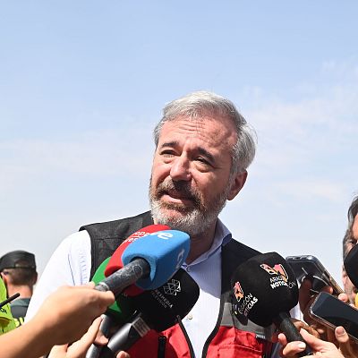 Jorge Azcón: \"Estamos preocupados, es un incendio con mucho potencial\" - Mediodía en RNE | Escuchar