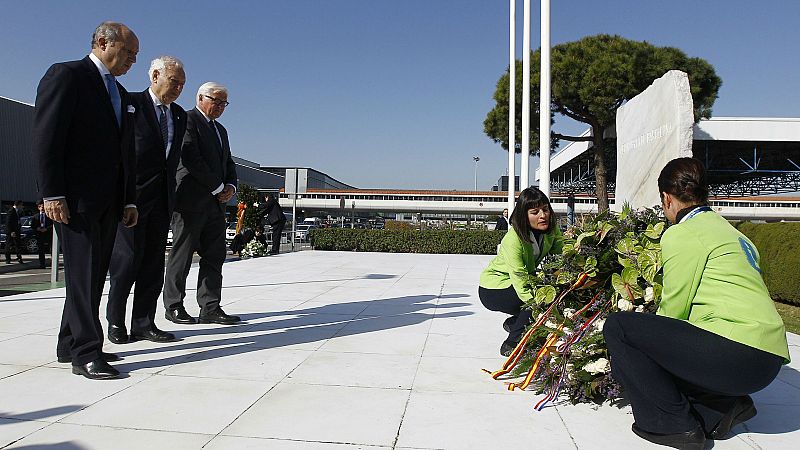 Diario de las 2 - Homenaje en el Prat a las víctimas de los Alpes - Escuchar ahora