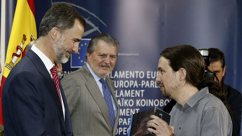  Diario de las 2 - Iglesias saluda al rey en Bruselas  - Escuchar ahora 