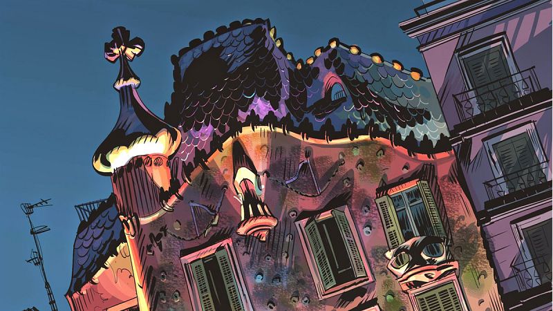 Viñetas y bocadillos - El Torres: Gaudí (y su arquitectura) como personaje