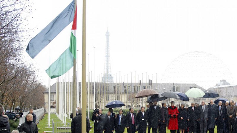 Radio 5 Actualidad - La bandera Palestina ya ondea en la Asamblea General de la ONU - Escuchar ahora