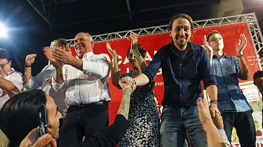 Radio 5 Actualidad - R-5 Actualidad - Elecciones catalanas 2015 - Pablo Iglesias "Solo nosotros garantizamos un proyecto del país para Cataluña" - Escuchar ahora