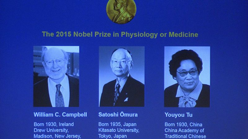 Boletines RNE - Willian C. Campbell, Satoshi Omura y Youyou Tu, Nobel de Medicina 2015 - Escuchar ahora
