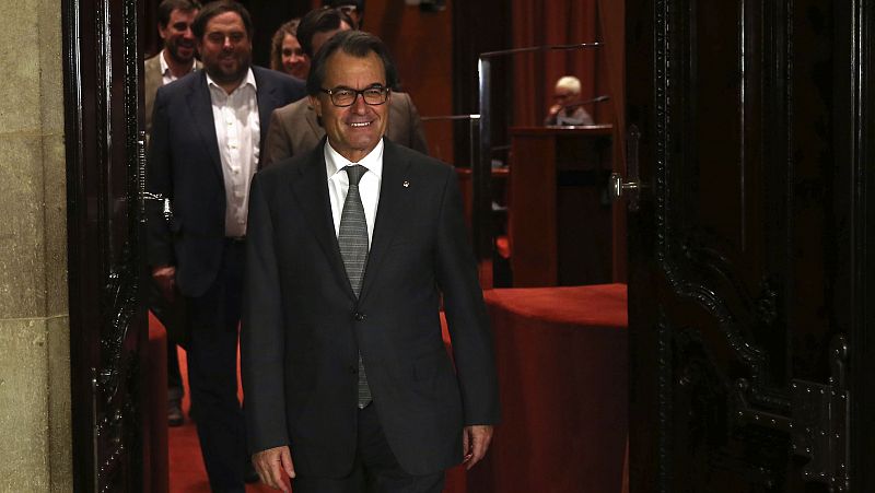 Boletines RNE - Artur Mas dice que seguirá adelante con el proceso independentista - Escuchar ahora