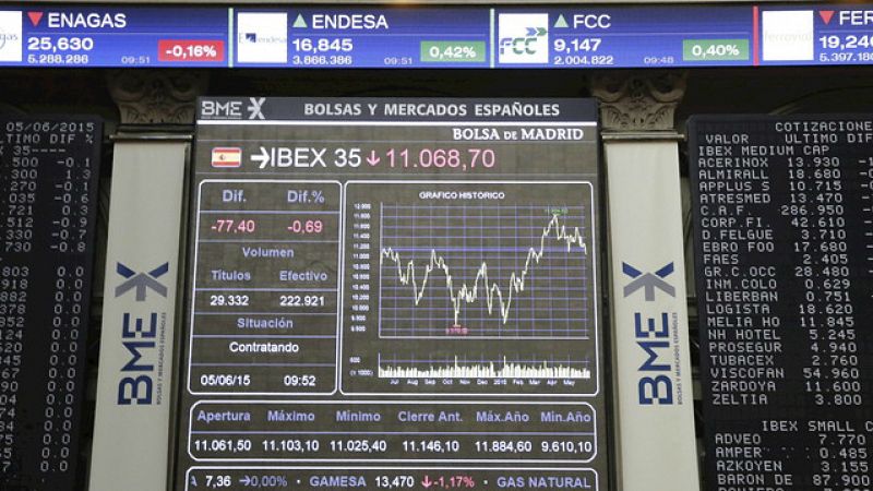 Boletines RNE - Por primera vez, el Tesoro español cobra a los inversores por las letras a un año - Escuchar ahora