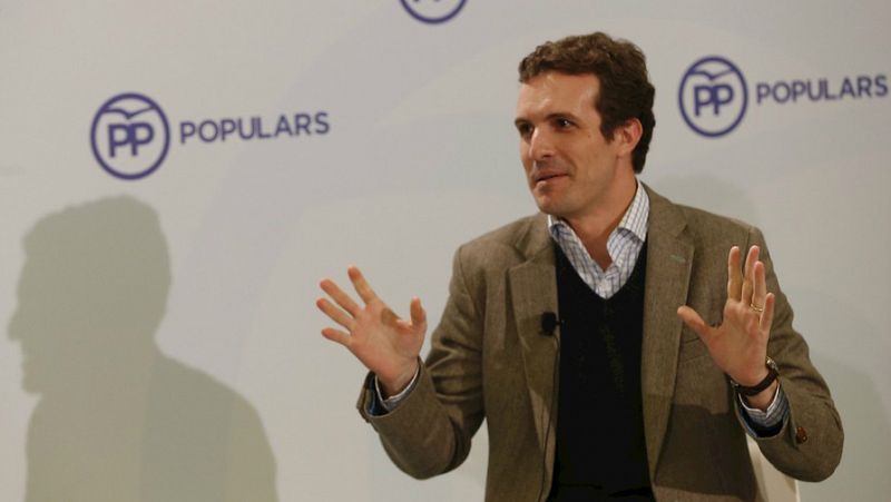 Boletines RNE - Elecciones Generales 2015 - Pablo Casado: "Por los datos que se conocen de los sondeos, el PP sería el ganador" - Escuchar ahora