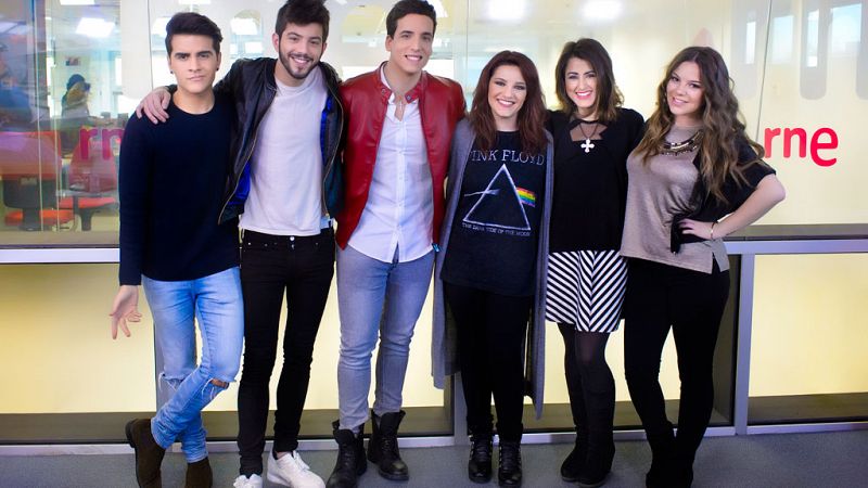 Las mañanas de RNE - Los seis aspirantes a Eurovisión 2016 visitan 'Las mañanas de RNE' antes de 'Objetivo Eurovison'