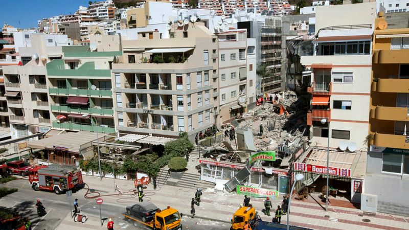 Diario de las 2 - Al menos tres heridos en el derrumbe de un edificio en el sur de Tenerife - Escuchar ahora