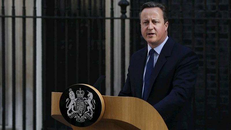 Boletines RNE - Cameron anuncia su dimisión, tras la decisión del Reino Unido de abandonar la UE - Escuchar ahora