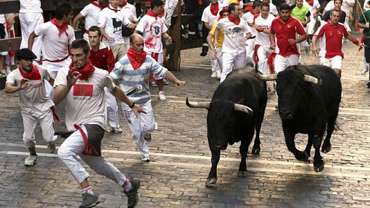 Sanfermines en RNE - Sanfermines 2016 - Así ha sonado el primer encierro de los Sanfermines  2016 con toros de Fuente Ymbro - Escuchar ahora 