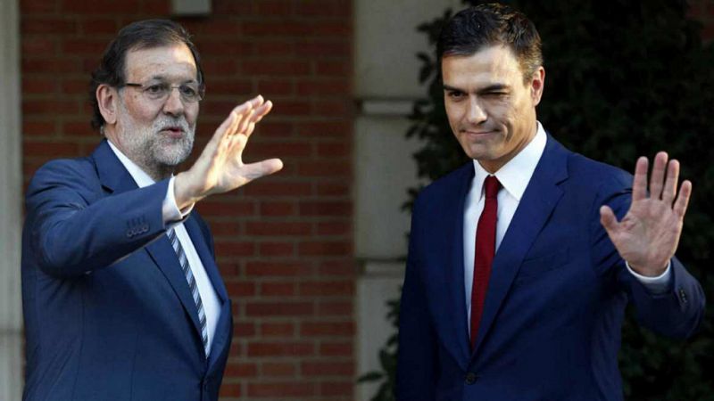 Boletines RNE - Rajoy se reúne con Sánchez dentro de la ronda de contactos de cara a su investidura - Escuchar ahora