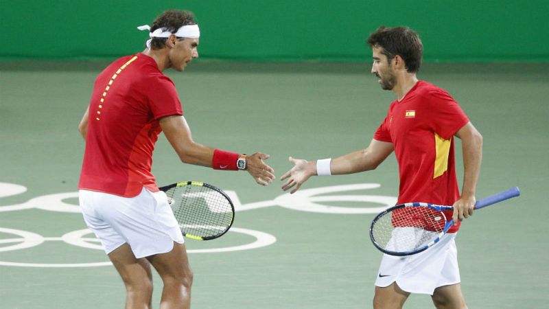 Boletines RNE - R�o 2016 - Nadal, cansado pero feliz de estar en semifinales de dobles con L�pez - 10/08/16 - Escuchar ahora