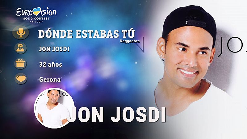 Eurovisi�n 2017 - Jon Josdi canta "Donde estabas t�"