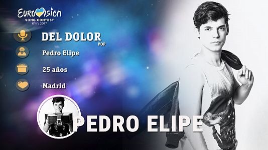  - Eurovsión 2017 - Pedro Elipe canta "Del dolor"