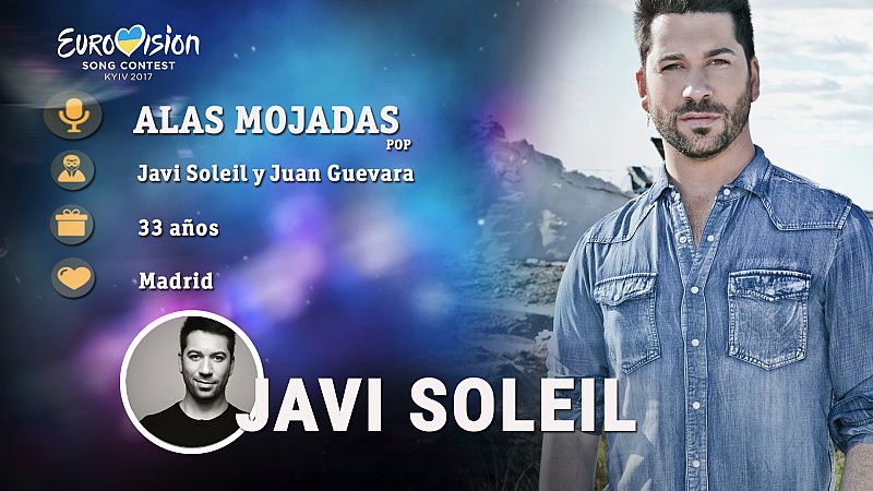 Eurovisin 2017 - Javi Soleil canta "Alas mojadas"