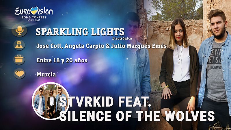 Eurovisin 2017 - Stvrkid feat.Silence of the Wolves cantan "Sparkling Lights"