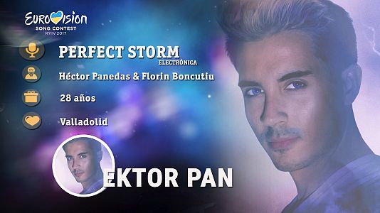  - Eurovisión 2017 - Ektor Pan canta "Perfect storm"