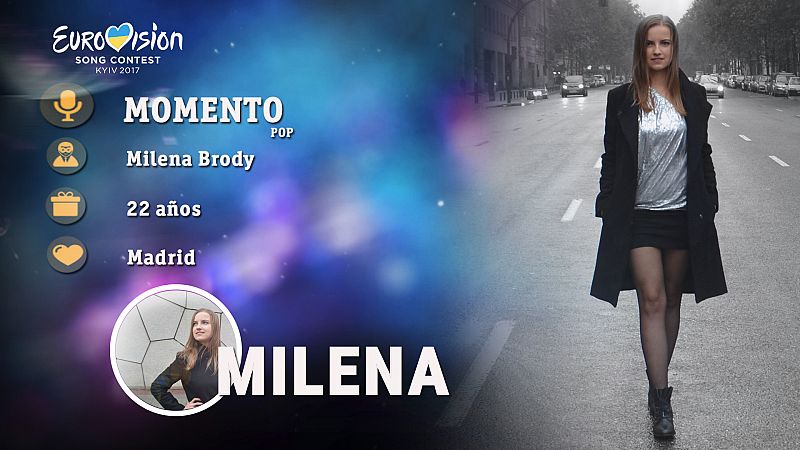Eurovisión 2017 - Milena Brody canta "Momento"