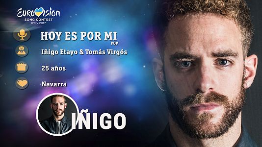  - Eurovisión 2017 - Íñigo canta "Hoy es por mí"