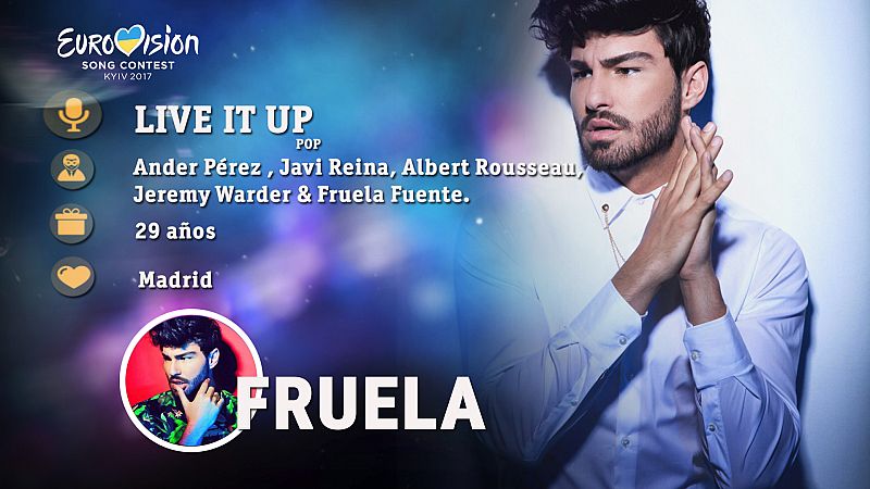 Eurovisin 2017 - Fruela canta "Live it up"