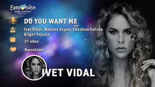  - Eurovisión 2017 - Ivet Vidal canta "Do you want me"