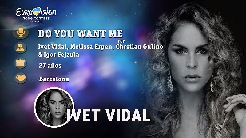 Eurovisin 2017 - Ivet Vidal canta "Do you want me"