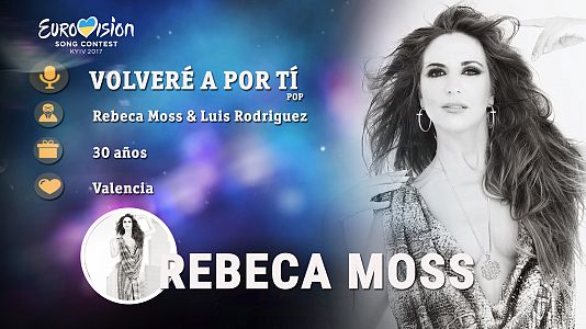  - Eurovisión 2017 - Rebeca Moss canta "Volveré por ti"