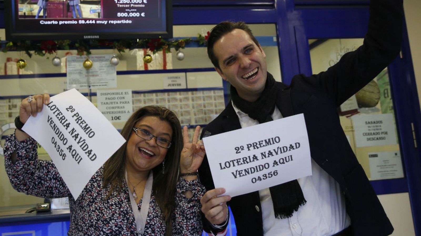 Las mañanas de RNE - El 04.536 ha sido agraciado con el segundo premio del Sorteo de Navidad - 22/12/16 - Escuchar ahora