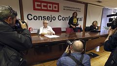 Informativos fin de semana - 14 horas - Toxo deja la dirección de CC.OO y el bilbaíno Unai Sordo posible sucesor