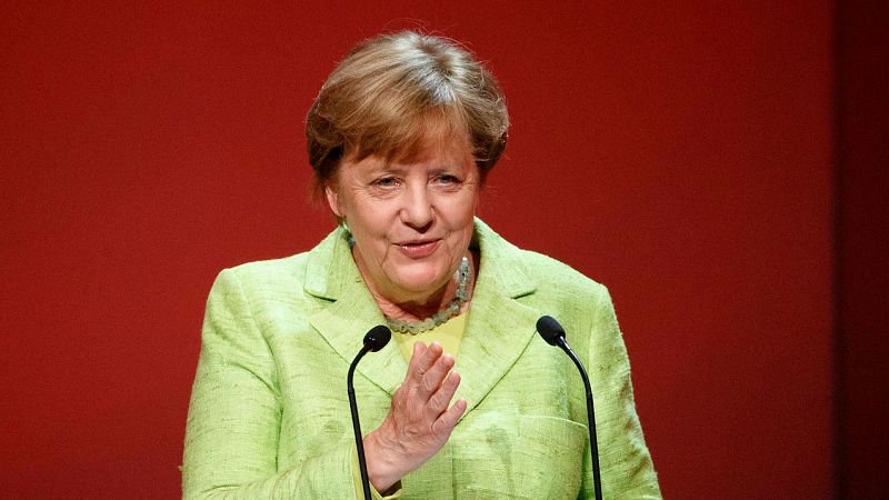 Merkel valora positivamente para Europa la ventaja de Macron - Escuchar ahora