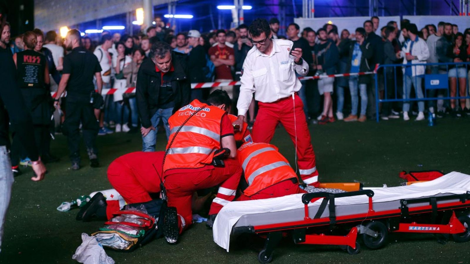 Muere un acróbata en el festival Mad Cool de Madrid