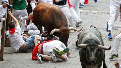 Sanfermines 2017 - Miura cierra los Sanfermines 2017 con un rápido y accidentado encierro
