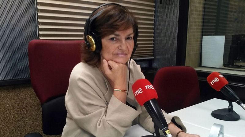 Las mañanas de RNE - Carmen Calvo, sobre el 155: "No hemos cambiado de posición" - Escuchar ahora