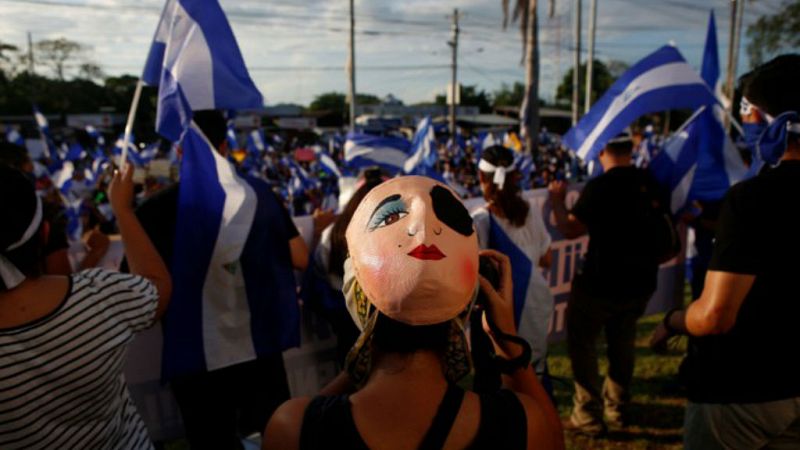  Represión letal de las protestas en Nicaragua
