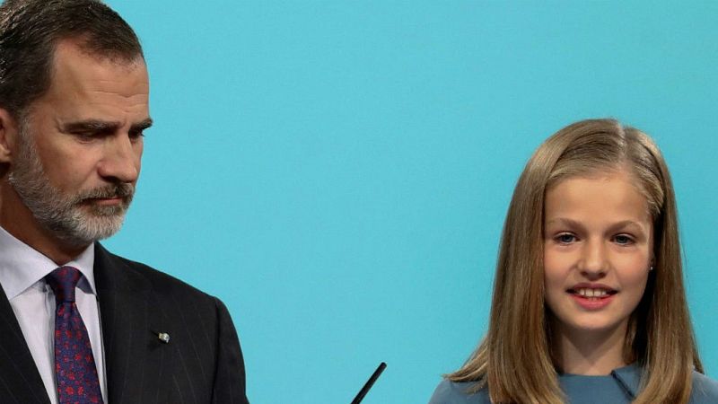 14 horas - La princesa Leonor pronuncia sus primeras palabras en público - Escuchar ahora