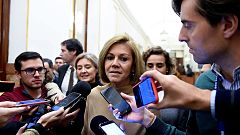 14 horas - Cospedal renuncia a sus cargos en el PP pero mantiene su escaño en el Congreso