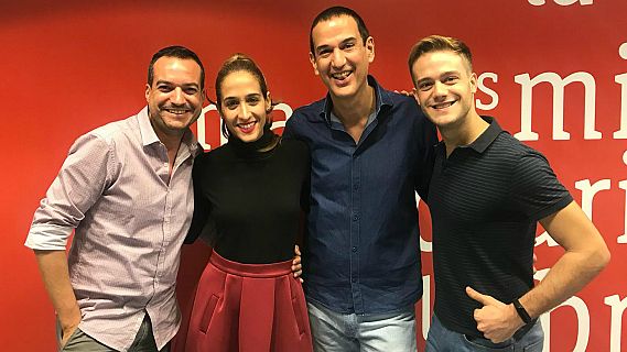 'Los futbolísimos': Roberto Santiago, María Zabala y Jaime Riba