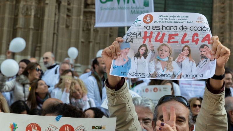  Boletines RNE - Jornada de huelga de médicos de atención primaria y universitarios en Cataluña - Escuchar ahora 