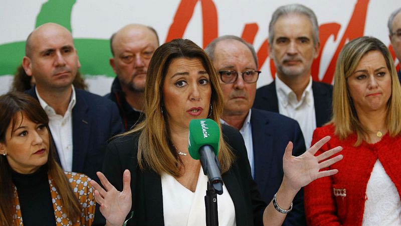 14 horas - El PSOE no descarta la dimisión de Susana Díaz, que trata de gestionar el descalabro - Escuchar ahora