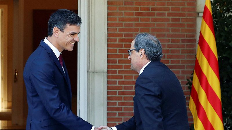 14 horas - El Gobierno descarta "censura previa" en la reunión entre Sánchez y Torra