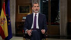 El rey considera "imprescindible" asegurar la convivencia y exige respeto a la Constitución