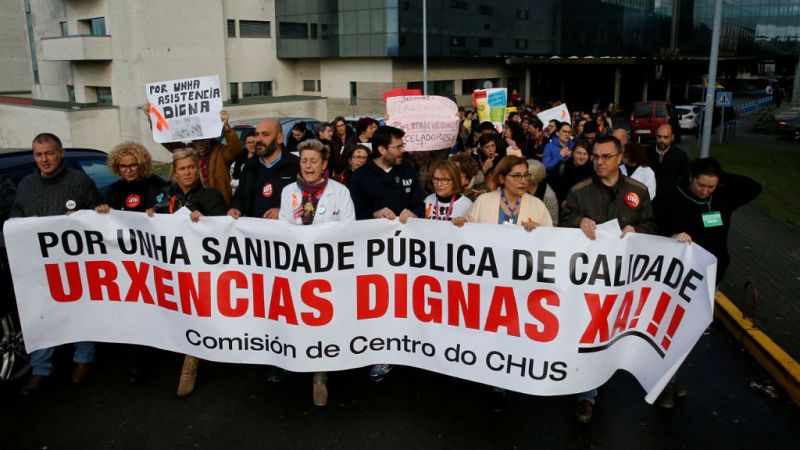  14 horas - Huelga indefinida en la sanidad gallega - escuchar ahora