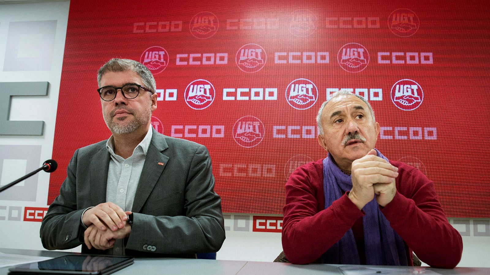 14 horas - CCOO y UGT anuncian movilizaciones desde el 8 de febrero - Escuchar ahora