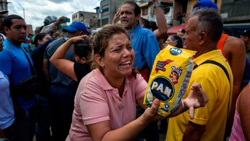  14 horas - Venezuela espera la llegada de ayuda humanitaria y comida - escuchar ahora